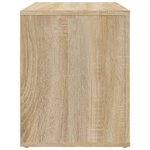 vidaXL Table de chevet Chêne sonoma 60x36x45 cm Bois d'ingénierie
