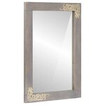 vidaXL Ensemble de mobilier de salle de bain avec tiroir 3 Pièces Gris