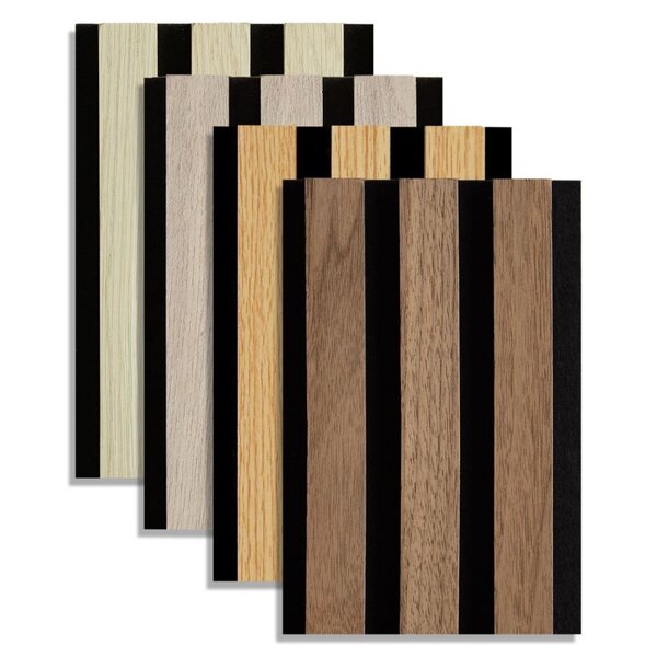 Coffret échantillon 4 panneaux muraux 11 5x19 bois