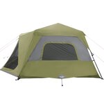 vidaXL Tente familiale 10 personnes vert libération rapide imperméable