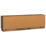 vidaXL Meuble TV Chêne fumé 150 x 31 x 47 cm Bois d'ingénierie