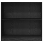 vidaXL Étagère Chêne noir 80 x 24 x 76 cm Bois d'ingénierie