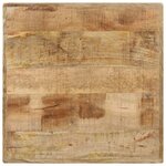 vidaXL Table de bistro 60x60x77 cm Bois de manguier brut