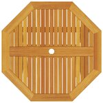 Ensemble de jardin 5 pièces en acacia massif