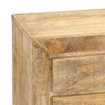 vidaXL Buffet 120 x 30 x 75 cm Bois de manguier massif