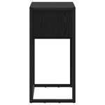 vidaXL Table d'appoint Chêne noir 100 x 36 x 75 cm Bois d'ingénierie