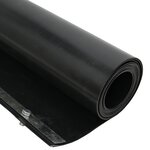 barrière de racines vidaXL avec rails de connexion Noir 1x10 m 1 5 mm HDPE