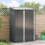 vidaXL Cabanons de jardin Anthracite 140 5 x 74 x 200 cm Métал