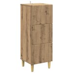 vidaXL Armoire à tiroirs Chêne artisanal 33 x 34 5 x 90 cm