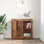 vidaXL Buffet Bois ancien 80 x 40 x 75 cm Bois d'ingénierie