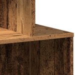 vidaXL Tables de chevet 2 Pièces vieux bois 35x35x55 cm bois d'ingénierie
