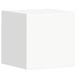 vidaXL Ensemble de meubles TV 3 Pièces Blanc Bois d'ingénierie