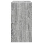 vidaXL Armoire d'évier sonoma gris 63x29x55 cm bois d'ingénierie