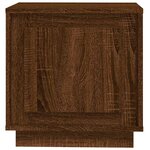 vidaXL Tables de chevet 2Pièces chêne marron 44x35x45cm bois d'ingénierie