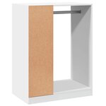 vidaXL Garde-robe blanc 77x48x102 cm bois d'ingénierie
