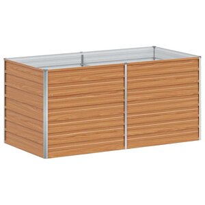 vidaXL Jardinière surélevée Marron Clair 160 x 80 x 77 cm