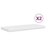 vidaXL Lit de jour avec gigogne et tiroirs rose 100x200 cm velours