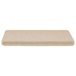 vidaXL Tapis d'escalier autocollants 15 Pièces 65x21x4 cm Berber