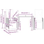 vidaXL Ensemble de bistro de jardin 3 Pièces coussins gris poly rotin