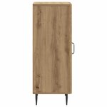 vidaXL Buffet Chêne artisanal 33 x 34 5 x 89 5 cm Bois d'ingénierie