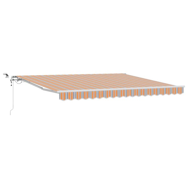 vidaXL Auvent rétractable Multicolore 400 × 300 cm Polyester