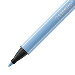 Stylo-feutre pointMax Pointe 0 8mm - Bleu cobalt clair x 10 STABILO
