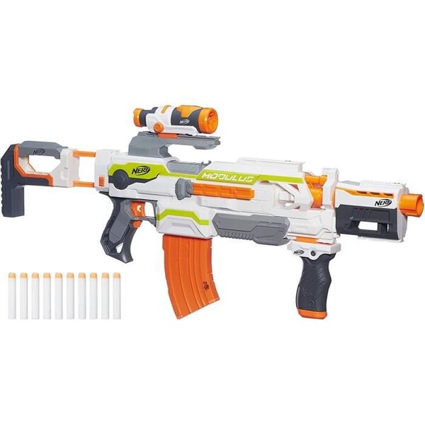 Nerf Modulus ECS-10, Chargeur et 10 fléchettes Nerf Modulus Officiels