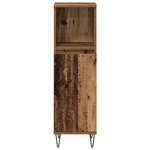 vidaXL Ensemble de meubles pour salle de bain 3 Pièces Bois Ancien