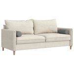 vidaXL Coussins d'accent 2 Pièces Gris foncé Ø 15 x 40 cm