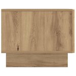vidaXL Table basse Chêne artisanal 49 x 50 x 40 cm Bois d'ingénierie