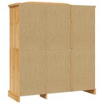 vidaXL Garde-robe avec 3 portes Gamme Corona pin mexicain