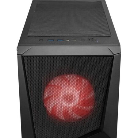 MSI BOITIER PC MAG FORGE 100M - Noir - Verre trempé - Format ATX  (306-7G03M21-809) - La Poste