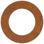 vidaXL Planteur acier Corten Acier Corten Grand Incrustations décoratives
