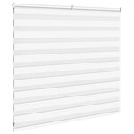 vidaXL Store zèbre blanc 155x100 cm largeur du tissu 150 9cm polyester