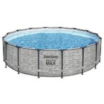 Bestway Piscine ronde Power Steel 488x122 cm