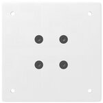 vidaXL Pieds de table console 4 pièces Blanc 72-74 cm Acier