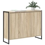 vidaXL Meuble d'appoint Sonoma 96 5 x 30 x 75 cm Bois d'ingénierie