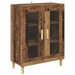 vidaXL Haut Armoire Bois Ancien 69 5 x 32 5 x 180 cm Bois d'ingénierie