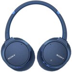 Sony wh-ch700nl - casque arceau bluetooth a réduction de bruit - 35 heures d'autonomie - 94db/mw - bleu