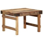 vidaXL Table basse Marron 60 x 55 x 40 cm bois de récupération massif