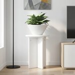 vidaXL Support de Plante 2 pièces Blanc Ø29 5 x 40 cm