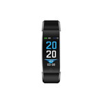BFH-16BLACK - BRACELET CONNECTÉ BLUETOOTH® AVEC CARDIOFRÉQUENCEMÈTRE & ÉCRAN COULEUR