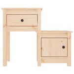 vidaXL Tables de chevet 2 Pièces 79 5x38x65 5 cm Bois de pin massif