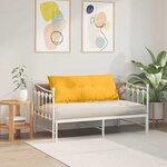 vidaXL Coussin de Dos Jaune clair 120 x 50 cm Tissu en velours côtelé