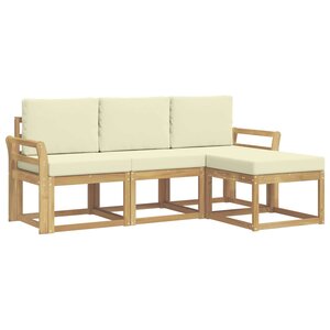 vidaXL Ensemble de canapés d'extérieur 4 pc
