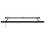vidaXL Auvent Rétractable Rouge 350 x 250 cm Tissu  Métal