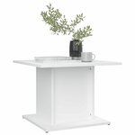 vidaXL Table basse blanc 55 5x55 5x40 cm bois d'ingénierie