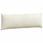 vidaXL Coussins de canapé 2 Pièces Crème 120 x 40 cm