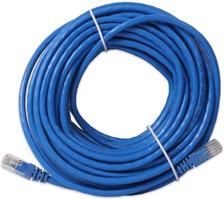 Câble/Cordon réseau RJ45 Catégorie 6 FTP (F/UTP) Droit 20m (Bleu)