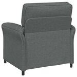 vidaXL Canapé 100  polyester  cadre en métal  MDF  Contreplaqué
